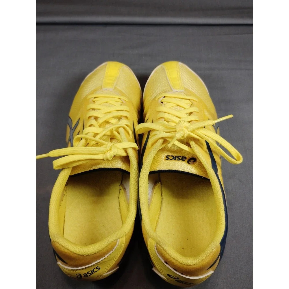 ASICS Hyper LD Track & Field Spikes Men's 8.5 Yellow Distance Racing Shoes G404Y